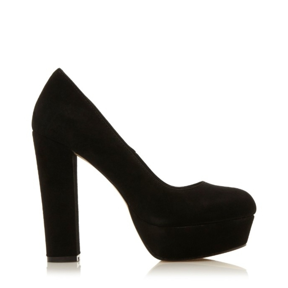 Elegant Black Platform Heels